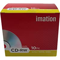 Imation 348690 - CD-RW de 700 MB (80 Minutos) 10 Unidades